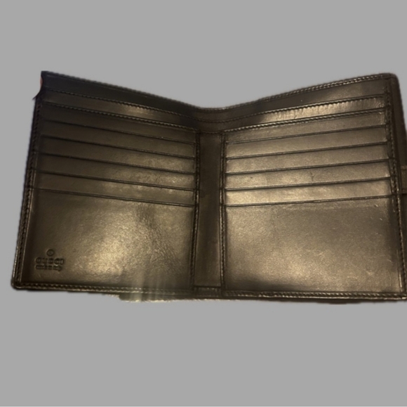 Gucci Jackie Piston Bifold Wallet GG canvas Brown EUC - Picture 2 of 9